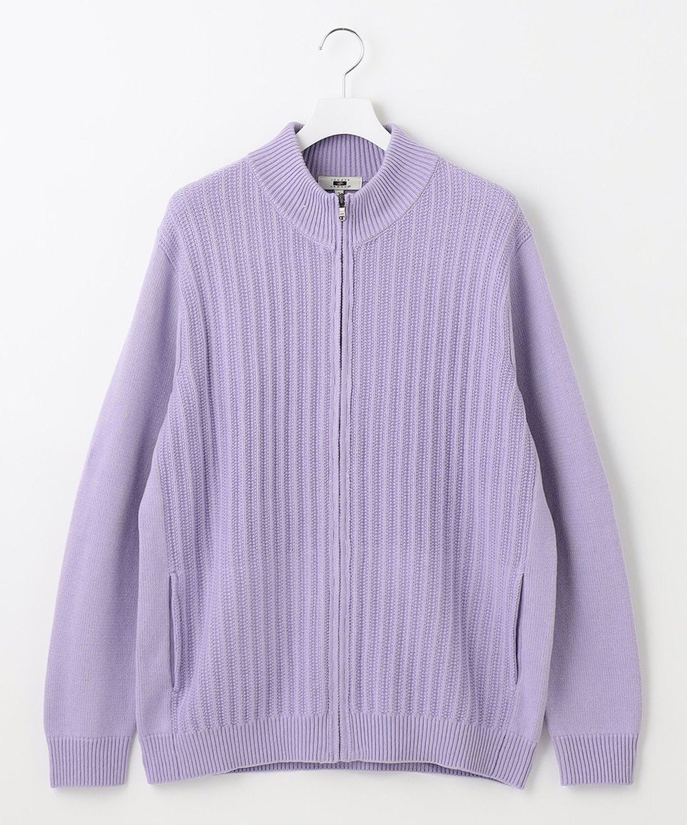【ジョセフ アブード/JOSEPH ABBOUD / MEN】の【イージーケア】コットンバルキーニットブルゾン 人気、トレンドファッション・服の通販 founy(ファニー) 　ファッション　Fashion　メンズファッション　Fashion for Men　アウター　Men's Coats Outerwear　ブルゾンジャケット / カジュアルアウター　Bomber Jackets & Blousons　アクリル　Acrylic Material　春　Spring　秋　Autumn　ジャケット　Jacket, Outerwear　ブルゾン　Blouson, Bomber Jacket　羽織　Haori, Light Jacket　A/W・秋冬　Autumn/Winter　 other-1|ID: prp329100004602881 ipo3291000000032733083