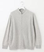 【ジョセフ アブード/JOSEPH ABBOUD / MEN】の【イージーケア】コットンバルキーニットブルゾン ライトグレー系|ID: prp329100004602881 ipo3291000000032733086