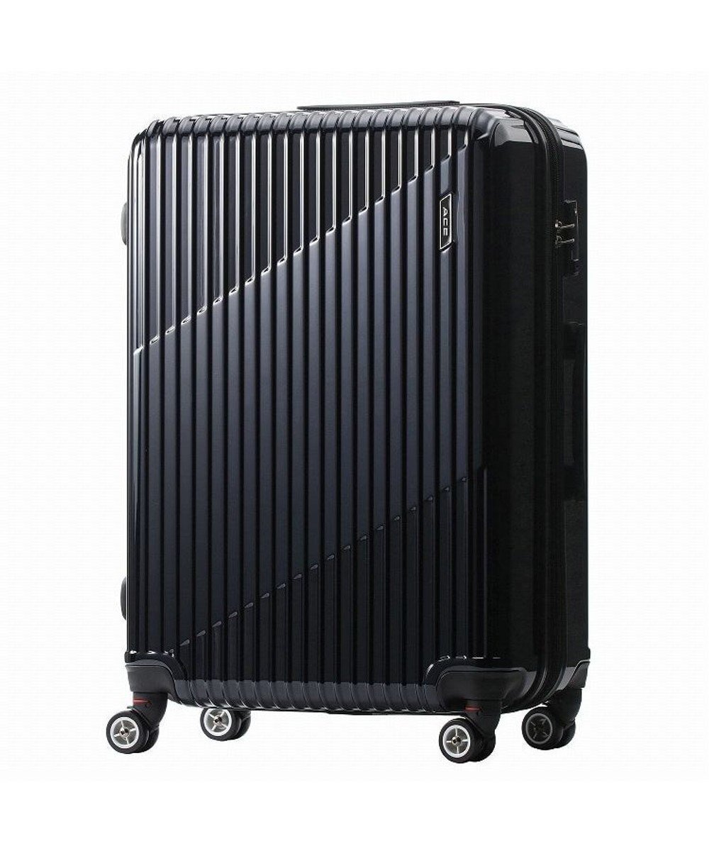 【エースバッグズアンドラゲッジ/ACE BAGS & LUGGAGE】のACE クレスタ スーツケース 7~10泊 83~93L エキスパンド機能 06318 エース インテリア・キッズ・メンズ・レディースファッション・服の通販 founy(ファニー) 　ファッション　Fashion　レディースファッション　Fashion for Women　スーツ　Business Suits & Workwear　スーツケース キャリーケース　Suitcase / Carry Case　ポケット　Pocket, Pocket Detail　ブラック|ID: prp329100004602885 ipo3291000000032733117