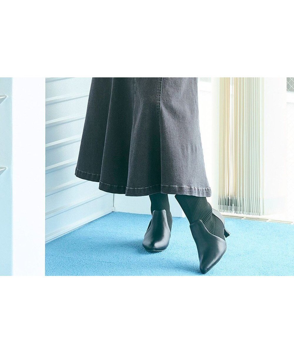 【エニィ スィス/any SiS】の【洗える】ナローデニム スカート インテリア・キッズ・メンズ・レディースファッション・服の通販 founy(ファニー) 　ファッション　Fashion　レディースファッション　Fashion for Women　スカート　Skirts　デニムスカート・カジュアルスカート　Denim Skirts　インディゴ　Indigo Denim　インナー　Innerwear　ストレッチ　Stretch, Stretchy Fabric　デニム　Denim, Jeans Material　バランス　Balance, Style Balance　パッチ　Patch, Appliqué　フレア　Flare, Flared　ポケット　Pocket, Pocket Detail　再入荷　Restock / Back in Stock　洗える　Machine Washable　A/W・秋冬　Autumn/Winter　ブラックデニム|ID: prp329100004602891 ipo3291000000032733207