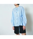 【グレース コンチネンタル/GRACE CONTINENTAL】のバックシャンオーバーシャツ サックス|ID: prp329100004602898 ipo3291000000032733355