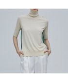 【ベイジ,/BEIGE,】のJULIE / 半袖ニット 人気、トレンドファッション・服の通販 founy(ファニー) ファッション Fashion レディースファッション Fashion for Women トップス・カットソー Cut & Sew Tops ニット Knit Tops & Sweaters おすすめ Recommended / Our Picks アンサンブル Ensemble Set インナー Innerwear カーディガン Cardigan, Knitwear シルク Silk, 100% Silk ジャケット Jacket, Outerwear スリット Slit, Slit Detail セーター Sweater, Knitwear タートル Turtleneck, Turtle Collar タートルネック Turtleneck, High Neck ロング Long, Long-Length ビジネス 仕事 通勤 Business / Work / Commuting 半袖 Short Sleeve, Half Sleeve 夏 Summer S/S・春夏 SS, Spring/Summer, Warm Season A/W・秋冬 Autumn/Winter thumbnail Ecru x Green|ID: prp329100004602899 ipo3291000000032733361