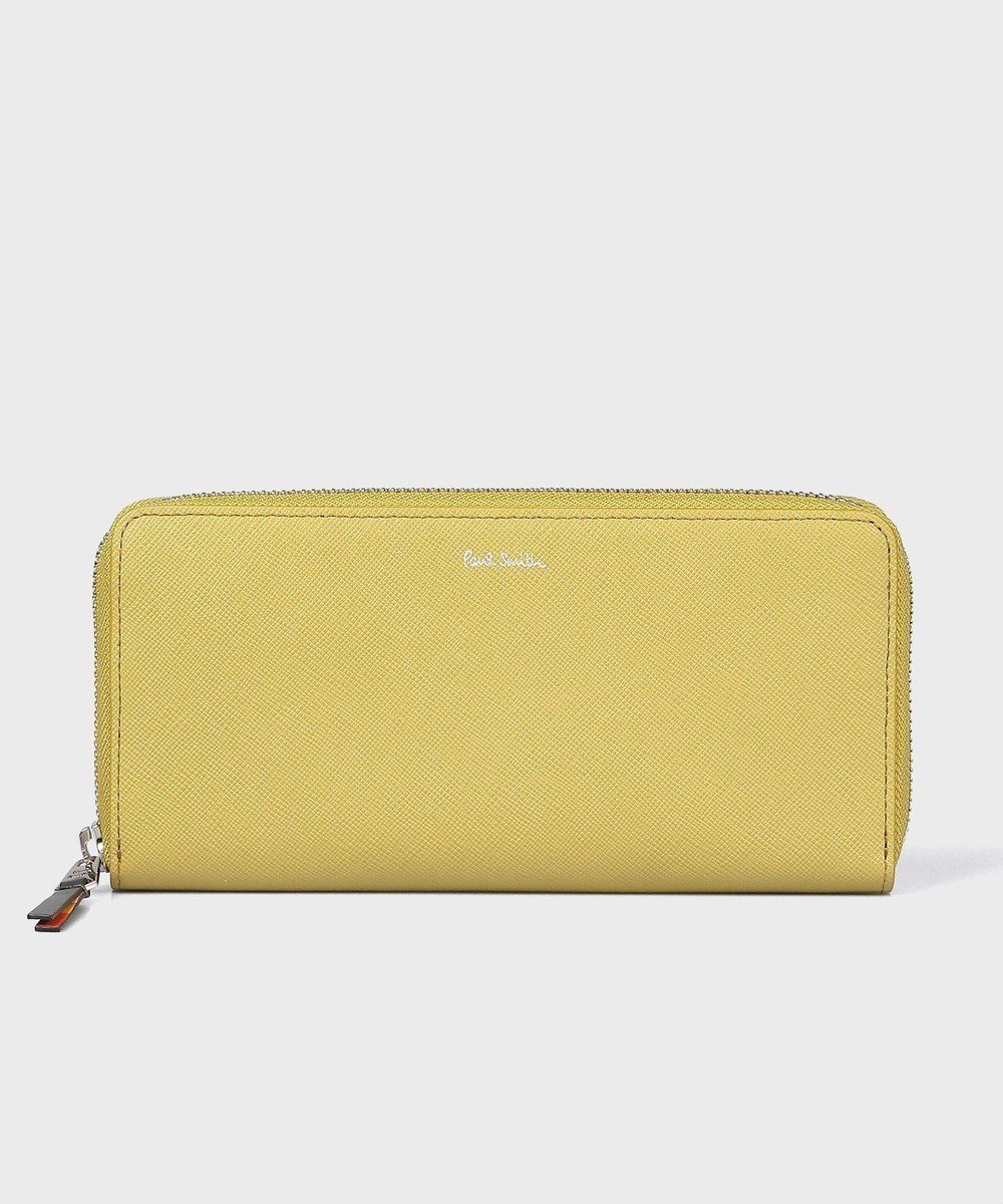 【ポール スミス/Paul Smith】のアーティストストライププラー ラウンドジップ長財布 インテリア・キッズ・メンズ・レディースファッション・服の通販 founy(ファニー) 　ファッション　Fashion　レディースファッション　Fashion for Women　ミニ財布・二つ折り財布　Wallets & Card Cases　イエロー　Yellow　オレンジ　Orange　コンビ　Combo, Combination Style　ストライプ　Stripe, Striped Pattern　財布　Wallet, Purse　テクスチャー　Texture, Textured Fabric　ポケット　Pocket, Pocket Detail　再入荷　Restock / Back in Stock　イエロー|ID: prp329100004602900 ipo3291000000032733372