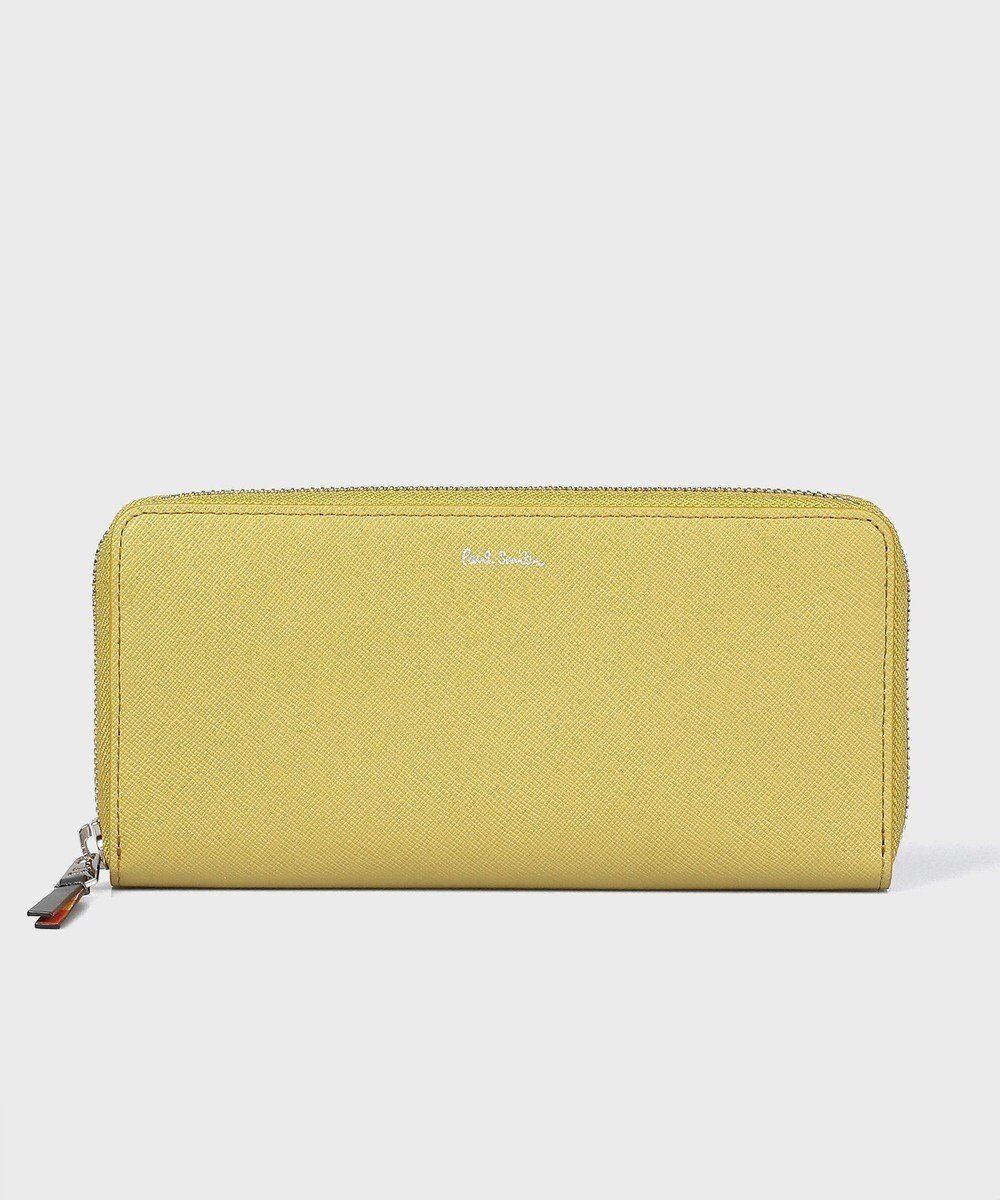 【ポール スミス/Paul Smith】のアーティストストライププラー ラウンドジップ長財布 インテリア・キッズ・メンズ・レディースファッション・服の通販 founy(ファニー) 　ファッション　Fashion　レディースファッション　Fashion for Women　ミニ財布・二つ折り財布　Wallets & Card Cases　イエロー　Yellow　オレンジ　Orange　コンビ　Combo, Combination Style　ストライプ　Stripe, Striped Pattern　財布　Wallet, Purse　テクスチャー　Texture, Textured Fabric　ポケット　Pocket, Pocket Detail　イエロー|ID: prp329100004602900 ipo3291000000033209609