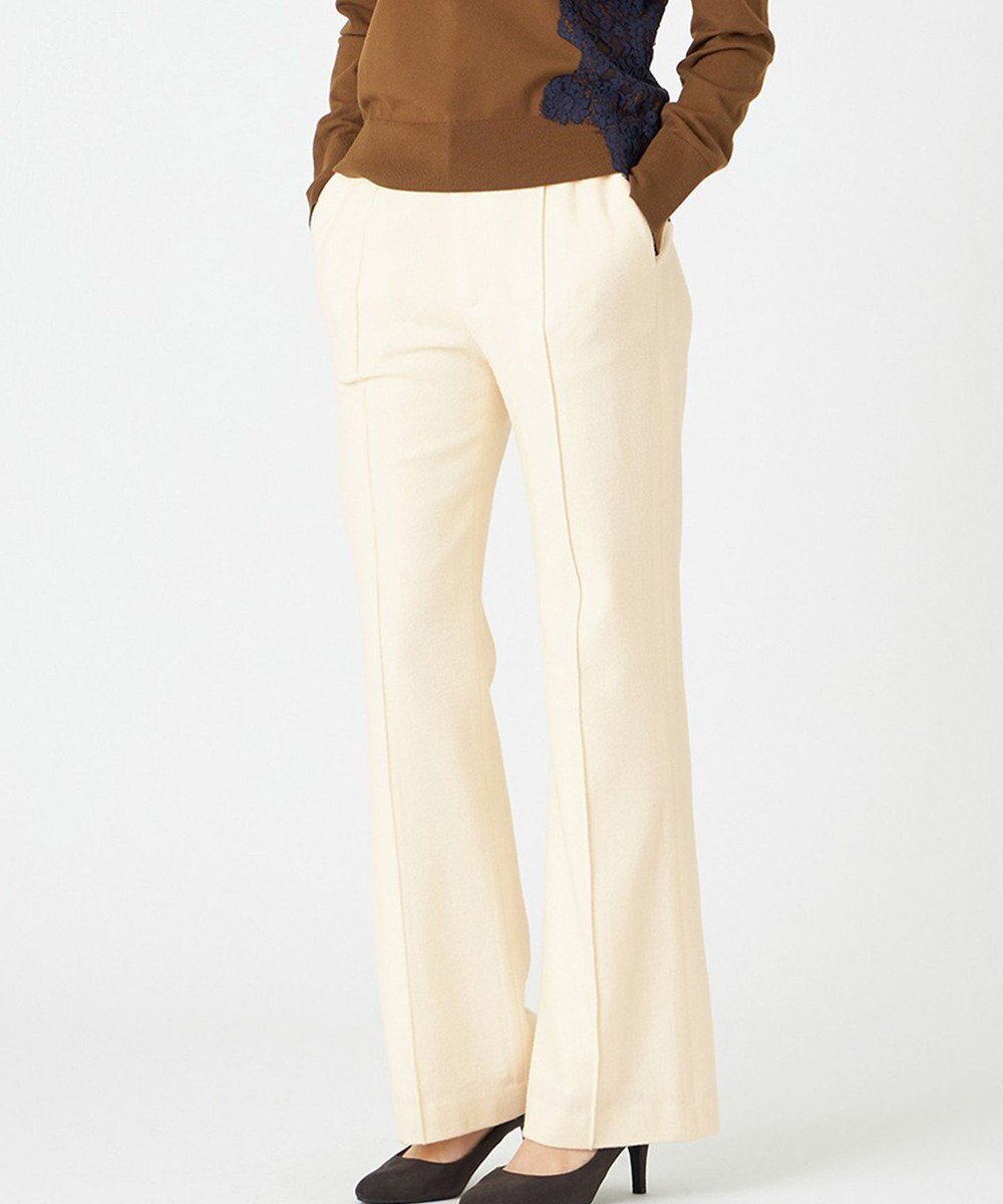 【ベイジ,/BEIGE,】のMAZARINE / スリムフレアパンツ インテリア・キッズ・メンズ・レディースファッション・服の通販 founy(ファニー) 　ファッション　Fashion　レディースファッション　Fashion for Women　パンツ　Pants & Trousers　センター　Center, Center Line　フレア　Flare, Flared　A/W・秋冬　Autumn/Winter　Ecru|ID: prp329100004602901 ipo3291000000032733376