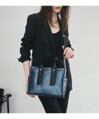 【トプカピ/TOPKAPI】の【TREASURE TOPKAPI】メタリック パデット ショルダー付 トートバッグ シアンブルー|ID: prp329100004602944 ipo3291000000032733873