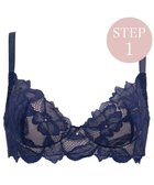 【ブラデリス ニューヨーク/BRADELIS New York】の【BRADELIS New York / 育乳補整ブラ・STEP1 集める】ジャスミンステップ1ブラ24A1 ネイビー|ID: prp329100004602945 ipo3291000000032733880