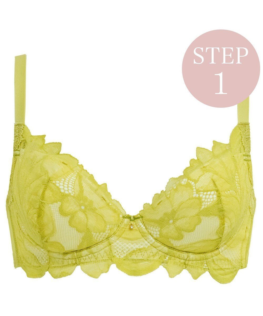 【ブラデリス ニューヨーク/BRADELIS New York】の【BRADELIS New York / 育乳補整ブラ・STEP1 集める】ジャスミンステップ1ブラ24A1 インテリア・キッズ・メンズ・レディースファッション・服の通販 founy(ファニー) 　ファッション　Fashion　レディースファッション　Fashion for Women　アシンメトリー　Asymmetrical Style　アンダー　Underwear Essentials　クリスタル　Crystal, Swarovski　コンパクト　Compact, Small Size　シンプル　Simple, Minimal　センター　Center, Center Line　トレンド　Trend, Trending Now　バランス　Balance, Style Balance　フィット　Fit, Slim Fit　ブラジャー　Bra, Lingerie　ポケット　Pocket, Pocket Detail　モチーフ　Motif, Design Theme　ラップ　Wrap, Wrap Design　レース　Lace, Lace Fabric　ワイヤー　Wire, Wired Bra　おすすめ　Recommended / Our Picks　エレガント 上品　Elegant　ライム|ID: prp329100004602945 ipo3291000000032733881