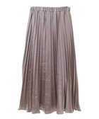【イェッカ ヴェッカ/YECCA VECCA】のサテンプリーツスカート 人気、トレンドファッション・服の通販 founy(ファニー) ファッション Fashion レディースファッション Fashion for Women スカート Skirts プリーツスカート / 上品フェミニンスタイル Pleated Skirts おすすめ Recommended / Our Picks サテン Satin, Glossy Fabric スニーカー Sneakers, Trainers プリーツ Pleats, Pleated ポケット Pocket, Pocket Detail A/W・秋冬 Autumn/Winter thumbnail Light Gray|ID: prp329100004602950 ipo3291000000032733931
