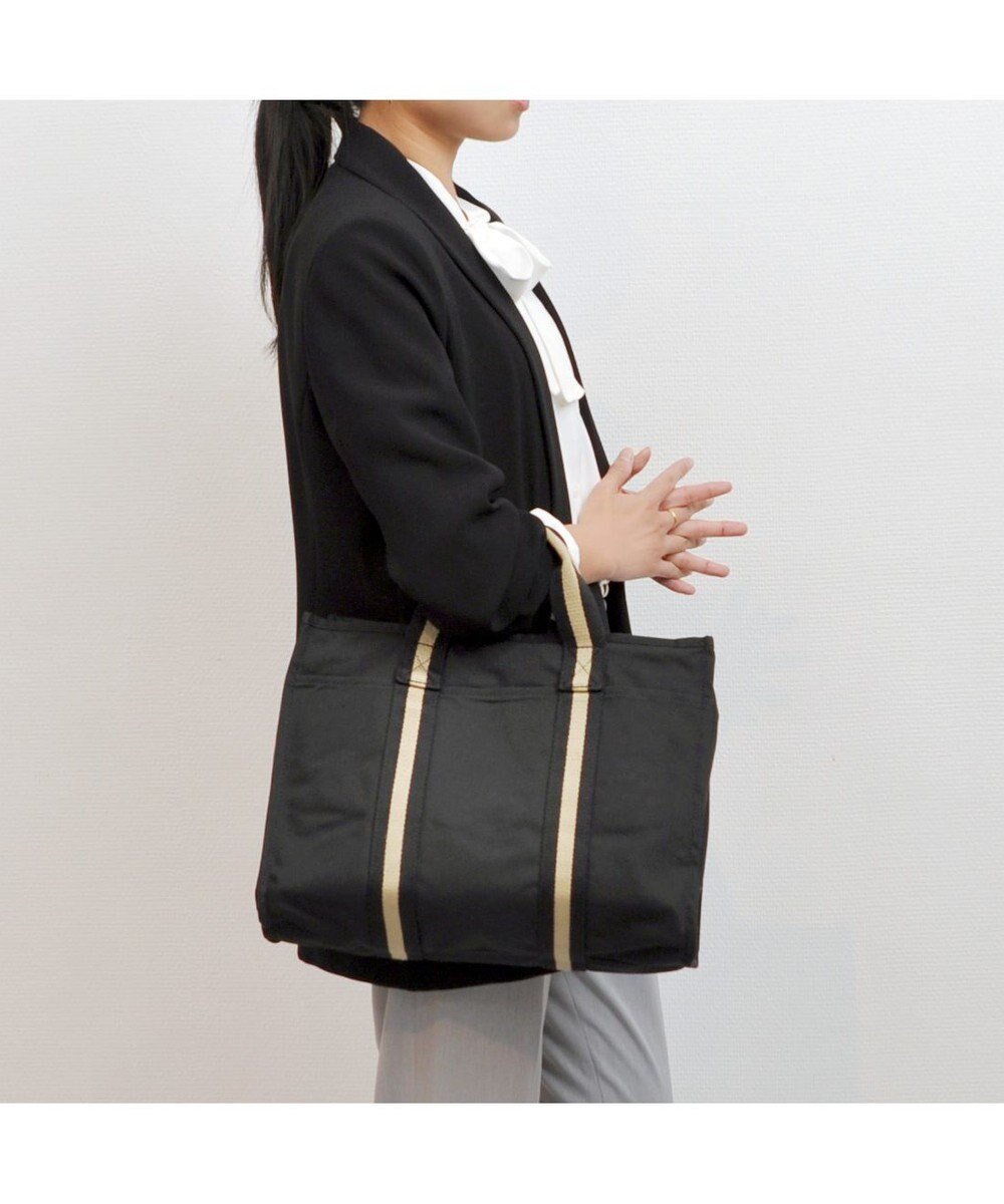 【アンビリオン/UNBILLION】のcachecache ラインテープボックスパーテーション2wayトート 人気、トレンドファッション・服の通販 founy(ファニー) 　ファッション　Fashion　レディースファッション　Fashion for Women　バッグ　Bags　カラフル　Colorful Design　ショルダー　Shoulder, Shoulder Strap　雑誌　Magazine, Fashion Magazine　ハンド　Hand, Handmade　フラップ　Flap, Flap Pocket　ポケット　Pocket, Pocket Detail　ミックス　Mix, Mixed Style　モチーフ　Motif, Design Theme　再入荷　Restock / Back in Stock　おすすめ　Recommended / Our Picks　ビジネス 仕事 通勤　Business / Work / Commuting　 other-1|ID: prp329100004602960 ipo3291000000034316645