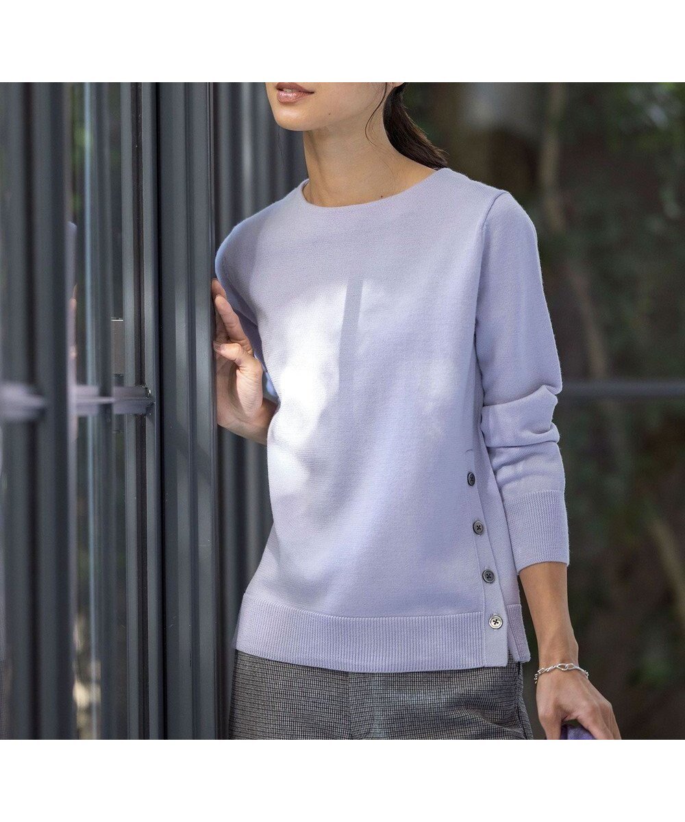 【ジェイ プレス/J.PRESS】のCLEAR LIGHT WOOL ボートネック ニット インテリア・キッズ・メンズ・レディースファッション・服の通販 founy(ファニー) 　ファッション　Fashion　レディースファッション　Fashion for Women　トップス・カットソー　Cut & Sew Tops　ニット　Knit Tops & Sweaters　アクセサリー　Fashion Accessories　エレガント 上品　Elegant　ストール　Stole, Wrap　セーター　Sweater, Knitwear　デコルテ　Décolleté, Neckline　なめらか　Smooth, Silky Texture　パープル　Purple, Violet　マフラー　Scarf, Muffler　A/W・秋冬　Autumn/Winter　ふじ色系|ID: prp329100004602979 ipo3291000000032734565