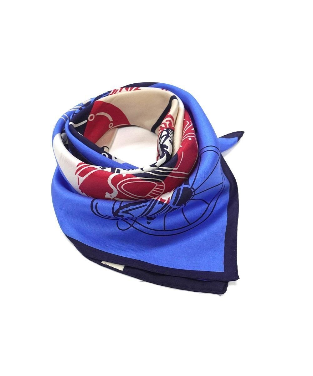 【マルカオリジナル/Marca originals】の【Marcaオリジナル】色面シルエット馬車 小判スカーフ シルクツイル インテリア・キッズ・メンズ・レディースファッション・服の通販 founy(ファニー) ファッション Fashion レディースファッション Fashion for Women アクセサリー Fashion Accessories 秋 Autumn コンパクト Compact, Small Size シルク Silk, 100% Silk スカーフ Scarf, Neckwear ストール Stole, Wrap ドレープ Drape, Draping Fabric ハンカチ Handkerchief, Hanky バンダナ Bandana, Head Scarf プリント Print, Printed Pattern モチーフ Motif, Design Theme リボン Ribbon, Bow トリコロール|ID: prp329100004602985 ipo3291000000034331469