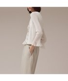【グレース コンチネンタル/GRACE CONTINENTAL】のシアーフリルニットカーディガン ホワイト|ID: prp329100004602998 ipo3291000000032734843