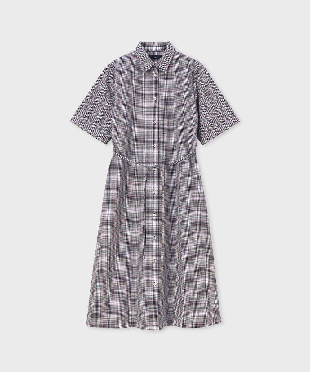 【ポール スミス/Paul Smith】の【洗える】グレンチェック シャツ ワンピース インテリア・キッズ・メンズ・レディースファッション・服の通販 founy(ファニー) 　ファッション　Fashion　レディースファッション　Fashion for Women　ワンピース　Dresses　シャツワンピース / 1枚で着映えコーデ　Shirt Dresses　新作・新入荷　New Arrivals / New In　スニーカー　Sneakers, Trainers　チェック　Check, Plaid, Tartan　リラックス　Relax, Relaxed Fit　エレガント 上品　Elegant　夏　Summer　S/S・春夏　SS, Spring/Summer, Warm Season　洗える　Machine Washable　A/W・秋冬　Autumn/Winter　マルチカラー|ID: prp329100004603002 ipo3291000000032734875