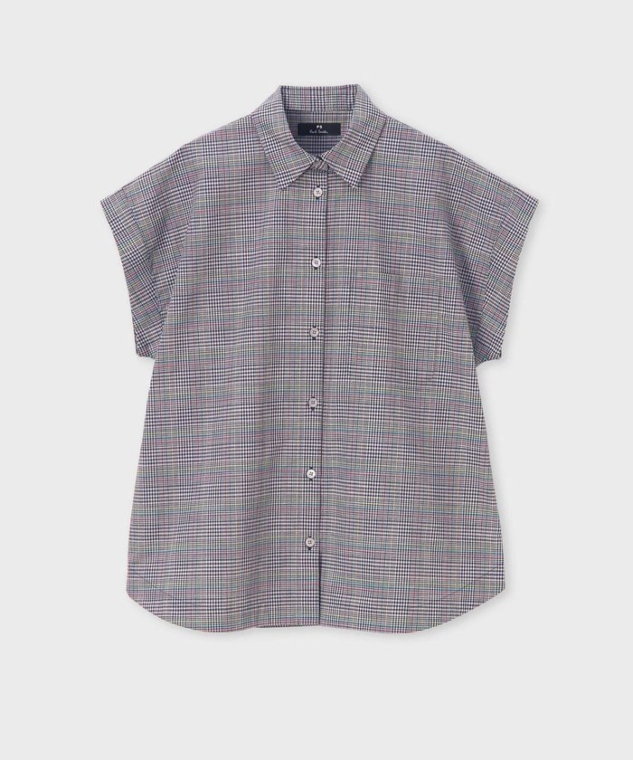 【ポール スミス/Paul Smith】の【洗える】グレンチェック キャップスリーブ シャツ インテリア・キッズ・メンズ・レディースファッション・服の通販 founy(ファニー) https://founy.com/ ファッション Fashion レディースファッション Fashion for Women トップス・カットソー Cut & Sew Tops シャツ・ブラウス・オフィスカジュアル Elegant Blouses & Button-Ups 新作・新入荷 New Arrivals / New In おすすめ Recommended / Our Picks キャップ Cap, Baseball Cap ジャケット Jacket, Outerwear スリット Slit, Slit Detail スリーブ Sleeve, Long Sleeve / Short Sleeve チェック Check, Plaid, Tartan 半袖 Short Sleeve, Half Sleeve 夏 Summer S/S・春夏 SS, Spring/Summer, Warm Season 洗える Machine Washable A/W・秋冬 Autumn/Winter |ID: prp329100004603003 ipo3291000000032734876