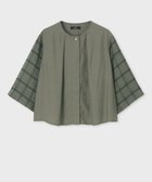 【ポール スミス/Paul Smith】のシアー チェック ブラウス カーキ|ID: prp329100004603017 ipo3291000000032735003