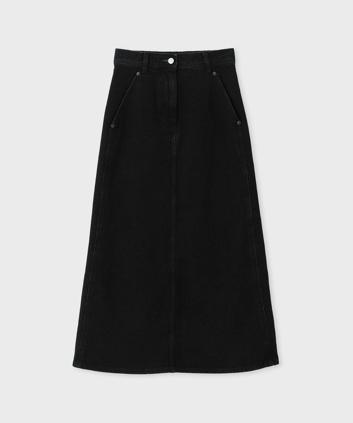 【ポール スミス/Paul Smith】のブラック デニム ロング スカート インテリア・キッズ・メンズ・レディースファッション・服の通販 founy(ファニー) https://founy.com/ ファッション Fashion レディースファッション Fashion for Women スカート Skirts デニムスカート・カジュアルスカート Denim Skirts 新作・新入荷 New Arrivals / New In インディゴ Indigo Denim シンプル Simple, Minimal ストライプ Stripe, Striped Pattern スリット Slit, Slit Detail デニム Denim, Jeans Material パッチ Patch, Appliqué ベーシック Basic, Essential ポケット Pocket, Pocket Detail ロング Long, Long-Length 夏 Summer S/S・春夏 SS, Spring/Summer, Warm Season A/W・秋冬 Autumn/Winter |ID: prp329100004603020 ipo3291000000032735025
