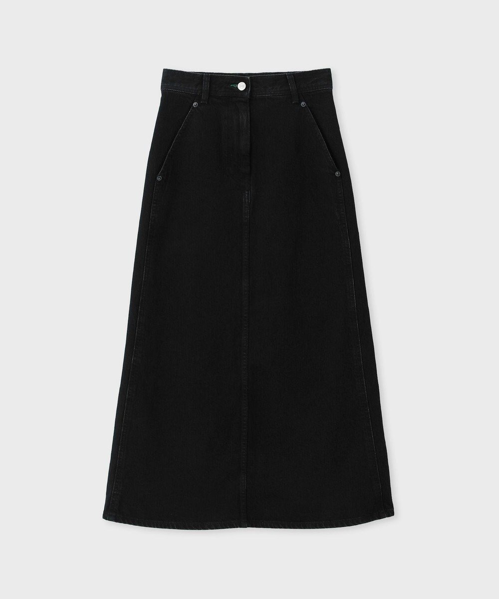 【ポール スミス/Paul Smith】のブラック デニム ロング スカート インテリア・キッズ・メンズ・レディースファッション・服の通販 founy(ファニー) 　ファッション　Fashion　レディースファッション　Fashion for Women　スカート　Skirts　デニムスカート・カジュアルスカート　Denim Skirts　新作・新入荷　New Arrivals / New In　インディゴ　Indigo Denim　シンプル　Simple, Minimal　ストライプ　Stripe, Striped Pattern　スリット　Slit, Slit Detail　デニム　Denim, Jeans Material　パッチ　Patch, Appliqué　ベーシック　Basic, Essential　ポケット　Pocket, Pocket Detail　ロング　Long, Long-Length　夏　Summer　S/S・春夏　SS, Spring/Summer, Warm Season　A/W・秋冬　Autumn/Winter　ブラック|ID: prp329100004603020 ipo3291000000032735027