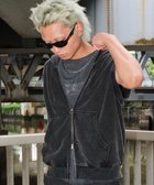 【ウィゴー/WEGO】の【ユニセックス着用ITEM】ショートノースリーブZIPパーカー スミクロ|ID: prp329100004603050 ipo3291000000032735322