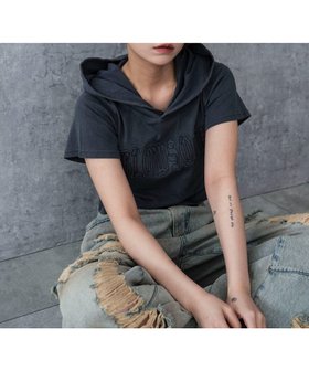 【ウィゴー/WEGO】のピグメントフードちびT 人気、トレンドファッション・服の通販 founy(ファニー) ファッション Fashion レディースファッション Fashion for Women トップス・カットソー Cut & Sew Tops レディースパーカー・カジュアルフーディー Casual Hoodies & Sweatshirts カーゴパンツ Cargo Pants, Utility Pants ショート Short, Short Length スマホ Smartphone, Mobile Device トレンド Trend, Trending Now パーカー Hoodie, Parka フロント Front, Front Design 今季 This Season, Current Season 再入荷 Restock / Back in Stock 半袖 Short Sleeve, Half Sleeve 夏 Summer 春 Spring S/S・春夏 SS, Spring/Summer, Warm Season |ID:prp329100004603052