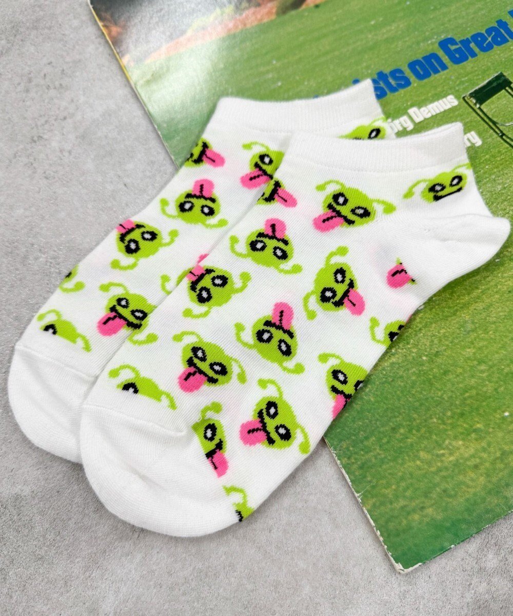 【ウィゴー/WEGO】のエイリアン総柄ショートソックス 人気、トレンドファッション・服の通販 founy(ファニー) 　ファッション　Fashion　レディースファッション　Fashion for Women　ソックス&靴下　Socks & Hosiery　レッグウェア・ストッキング　Legwear & Hosiery　新作・新入荷　New Arrivals / New In　おすすめ　Recommended / Our Picks　ショート　Short, Short Length　スマホ　Smartphone, Mobile Device　ソックス　Socks, Hosiery　 other-1|ID: prp329100004603064 ipo3291000000032735442