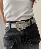 【ウィゴー/WEGO】のLビジューラメベルト シルバー|ID: prp329100004603066 ipo3291000000032735470