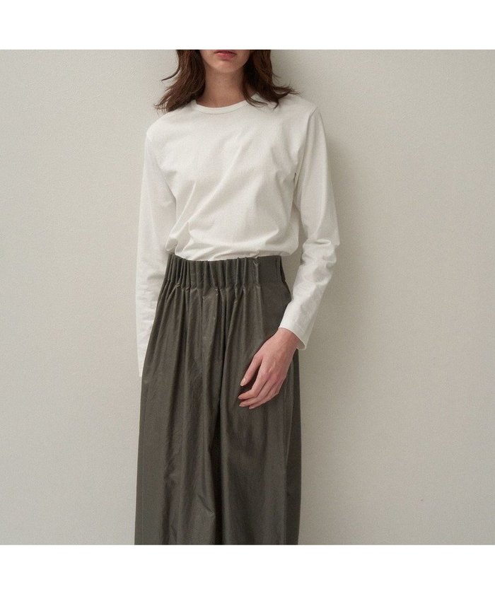【エイトン/ATON】のDRY COTTON JERSEY ロングスリーブTシャツ インテリア・キッズ・メンズ・レディースファッション・服の通販 founy(ファニー) https://founy.com/ ファッション Fashion レディースファッション Fashion for Women トップス・カットソー Cut & Sew Tops シャツ・ブラウス・オフィスカジュアル Elegant Blouses & Button-Ups ロングTシャツ・Tシャツ Longline T-Shirts & Tees カットソー・ベーシックTシャツ Cut-and-Sewn Tops / Stretch Tees & Basics カットソー Cut and Sewn Top 吸水 Absorbent, Quick-Dry スリーブ Sleeve, Long Sleeve / Short Sleeve 長袖 Long Sleeve, Full Sleeve フィット Fit, Slim Fit リラックス Relax, Relaxed Fit レギュラー Regular, Standard Fit ロング Long, Long-Length A/W・秋冬 Autumn/Winter S/S・春夏 SS, Spring/Summer, Warm Season 新作・新入荷 New Arrivals / New In 夏 Summer |ID: prp329100004603070 ipo3291000000032735510