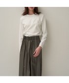 【エイトン/ATON】のDRY COTTON JERSEY ロングスリーブTシャツ WHITE|ID: prp329100004603070 ipo3291000000032735512