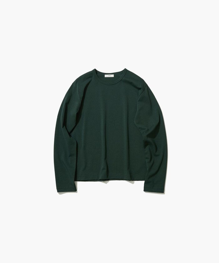 【エイトン/ATON】のDRY COTTON JERSEY ロングスリーブTシャツ インテリア・キッズ・メンズ・レディースファッション・服の通販 founy(ファニー) https://founy.com/ ファッション Fashion レディースファッション Fashion for Women トップス・カットソー Cut & Sew Tops シャツ・ブラウス・オフィスカジュアル Elegant Blouses & Button-Ups ロングTシャツ・Tシャツ Longline T-Shirts & Tees カットソー・ベーシックTシャツ Cut-and-Sewn Tops / Stretch Tees & Basics カットソー Cut and Sewn Top 吸水 Absorbent, Quick-Dry スリーブ Sleeve, Long Sleeve / Short Sleeve 長袖 Long Sleeve, Full Sleeve フィット Fit, Slim Fit リラックス Relax, Relaxed Fit レギュラー Regular, Standard Fit ロング Long, Long-Length A/W・秋冬 Autumn/Winter S/S・春夏 SS, Spring/Summer, Warm Season 新作・新入荷 New Arrivals / New In 夏 Summer |ID: prp329100004603070 ipo3291000000032735516