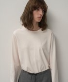【エイトン/ATON】のDRY COTTON JERSEY ロングスリーブTシャツ 人気、トレンドファッション・服の通販 founy(ファニー) ファッション Fashion レディースファッション Fashion for Women トップス・カットソー Cut & Sew Tops シャツ・ブラウス・オフィスカジュアル Elegant Blouses & Button-Ups ロングTシャツ・Tシャツ Longline T-Shirts & Tees カットソー・ベーシックTシャツ Cut-and-Sewn Tops / Stretch Tees & Basics カットソー Cut and Sewn Top スリーブ Sleeve, Long Sleeve / Short Sleeve フィット Fit, Slim Fit リラックス Relax, Relaxed Fit レギュラー Regular, Standard Fit ロング Long, Long-Length 吸水 Absorbent, Quick-Dry 夏 Summer S/S・春夏 SS, Spring/Summer, Warm Season A/W・秋冬 Autumn/Winter 長袖 Long Sleeve, Full Sleeve thumbnail PINK|ID: prp329100004603070 ipo3291000000033368462