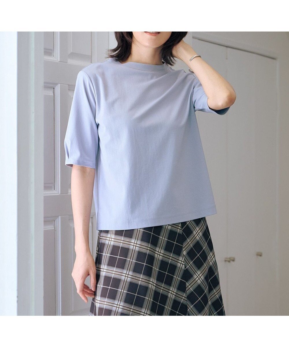 【ジェイ プレス/J.PRESS】の【洗える・抗菌防臭・接触冷感・吸水速乾】ドライポンチ モックネック カットソー 人気、トレンドファッション・服の通販 founy(ファニー) ファッション Fashion レディースファッション Fashion for Women トップス・カットソー Cut & Sew Tops シャツ・ブラウス・オフィスカジュアル Elegant Blouses & Button-Ups ロングTシャツ・Tシャツ Longline T-Shirts & Tees カットソー・ベーシックTシャツ Cut-and-Sewn Tops / Stretch Tees & Basics インナー Innerwear 春 Spring 洗える Machine Washable カットソー Cut and Sewn Top カーディガン Cardigan, Knitwear コンパクト Compact, Small Size 吸水 Absorbent, Quick-Dry 抗菌 Antibacterial, Bacteria-Resistant ジャケット Jacket, Outerwear ストレッチ Stretch, Stretchy Fabric ダブル Double, Double-Breasted ドレープ Drape, Draping Fabric バランス Balance, Style Balance モックネック Mock Neck, Short Turtleneck ロング Long, Long-Length S/S・春夏 SS, Spring/Summer, Warm Season おすすめ Recommended / Our Picks 夏 Summer エレガント 上品 Elegant other-1|ID: prp329100004603072 ipo3291000000034230641