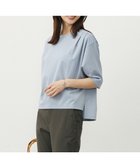 【ジェイ プレス/J.PRESS】の【洗える・抗菌防臭・接触冷感】ドライポンチ ボートネック カットソー サックス系|ID: prp329100004603074 ipo3291000000032735548