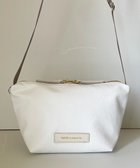 【エクエル ル スティル デヴィ/Hekher Le Style de Vie】の新型追加【日本製 / 汚れにくい】PUコートコットンキャンバス×牛革付属 ショルダーバッグ ホワイト|ID: prp329100004603080 ipo3291000000032735629