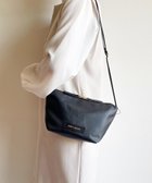 【エクエル ル スティル デヴィ/Hekher Le Style de Vie】の新型追加【日本製 / 汚れにくい】PUコートコットンキャンバス×牛革付属 ショルダーバッグ ブラック|ID: prp329100004603080 ipo3291000000032735630