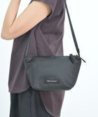 【エクエル ル スティル デヴィ/Hekher Le Style de Vie】の新型追加【日本製 / 汚れにくい】PUコートコットンキャンバス×牛革付属 ショルダーバッグ ブラック|ID: prp329100004603080 ipo3291000000032975457
