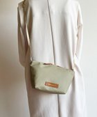 【エクエル ル スティル デヴィ/Hekher Le Style de Vie】の新型追加【日本製 / 汚れにくい】PUコートコットンキャンバス×牛革付属 ショルダーバッグ ベージュ|ID: prp329100004603080 ipo3291000000032975459