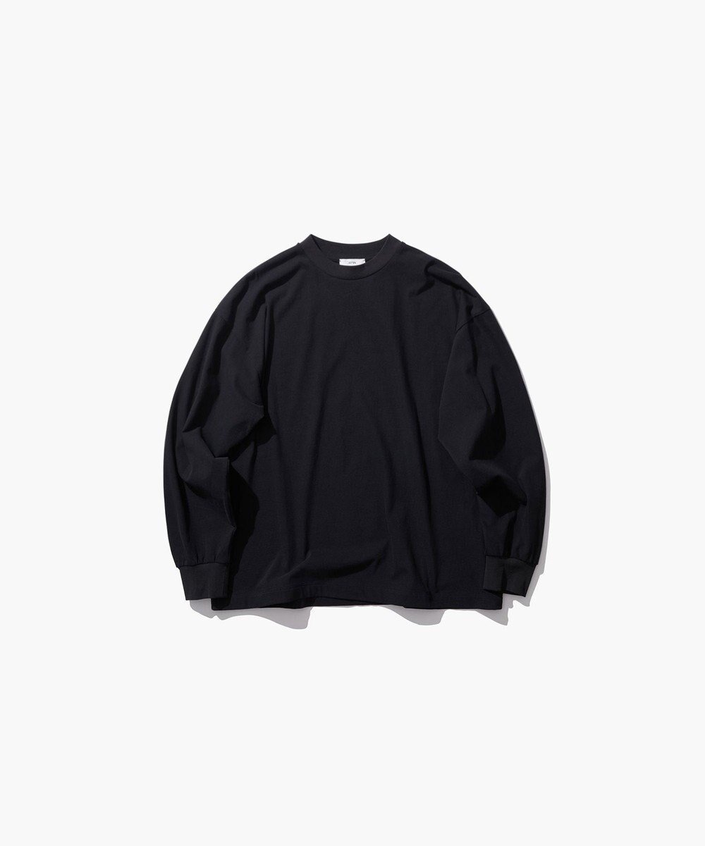 【エイトン/ATON】のFRESCA NUBUCK ロングスリーブTシャツ インテリア・キッズ・メンズ・レディースファッション・服の通販 founy(ファニー) 　ファッション　Fashion　レディースファッション　Fashion for Women　トップス・カットソー　Cut & Sew Tops　シャツ・ブラウス・オフィスカジュアル　Elegant Blouses & Button-Ups　ロングTシャツ・Tシャツ　Longline T-Shirts & Tees　カットソー・ベーシックTシャツ　Cut-and-Sewn Tops / Stretch Tees & Basics　新作・新入荷　New Arrivals / New In　インド　Indian Textile　カットソー　Cut and Sewn Top　スリーブ　Sleeve, Long Sleeve / Short Sleeve　タンク　Tank Top, Sleeveless Top　ロング　Long, Long-Length　夏　Summer　S/S・春夏　SS, Spring/Summer, Warm Season　A/W・秋冬　Autumn/Winter　長袖　Long Sleeve, Full Sleeve　CHARCOAL GRAY|ID: prp329100004603081 ipo3291000000032735646