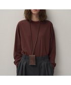 【エイトン/ATON】のFRESCA NUBUCK ロングスリーブTシャツ BURGUNDY|ID: prp329100004603081 ipo3291000000032735648