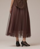 【グレース コンチネンタル/GRACE CONTINENTAL】のチュールリバーシブルスカート ブラウン|ID: prp329100004603085 ipo3291000000032735714