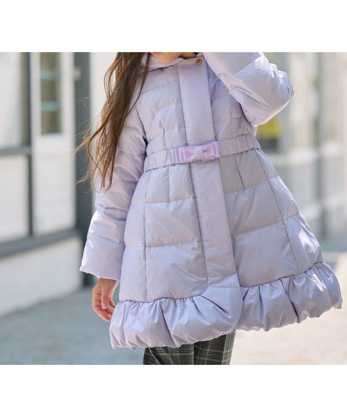 【組曲 / KIDS/KUMIKYOKU】の【110-140cm】ロング ダウンコート インテリア・キッズ・メンズ・レディースファッション・服の通販 founy(ファニー) https://founy.com/ ファッション Fashion キッズファッション Fashion for Kids アウター Coat Outerwear /Kids ジャケット Jacket, Outerwear ダウン Down, Puffer ポケット Pocket, Pocket Detail ラベンダー Lavender リボン Ribbon, Bow ロング Long, Long-Length 人気 Popular, Best Seller 冬 Winter / This Winter A/W・秋冬 Autumn/Winter 軽量 Lightweight, Ultra Light |ID: prp329100004603497 ipo3291000000032745896