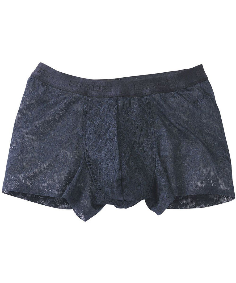 【ワコール/Wacoal / MEN】のボクサーパンツ 「レースボクサー」 通気性 フロント快適グラマラス 前閉じ GT3340 /ブロス バイ ワコールメン インテリア・キッズ・メンズ・レディースファッション・服の通販 founy(ファニー) 　ファッション　Fashion　メンズファッション　Fashion for Men　ボトムス　Bottoms　アンダー　Underwear Essentials　カッティング　Cutting Detail　フロント　Front, Front Design　ペイズリー　Paisley, Ethnic Pattern　レース　Lace, Lace Fabric　ラズベリー|ID: prp329100004603511 ipo3291000000032746028