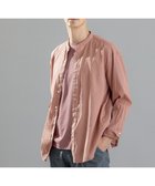 【ジョゼフ オム/JOSEPH HOMME / MEN】の【LEON 6月号掲載】リネンストレッチブロード バンドカラーシャツ ライトオレンジ系|ID: prp329100004603512 ipo3291000000032746042