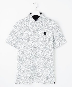 【23区 ゴルフ/23区GOLF / MEN】の【MEN】遮熱エイトムーブ リーフポロシャツ 吸水速乾 UVカット 透けにくい ストレッチ性 人気、トレンドファッション・服の通販 founy(ファニー) ファッション Fashion メンズファッション Fashion for Men トップス・カットソー Cut & Sew Tops メンズシャツ Shirts ポロシャツ / きれいめカジュアルスタイル Polo Shirts 春 Spring コンパクト Compact, Small Size 吸水 Absorbent, Quick-Dry シンプル Simple, Minimal ストレッチ Stretch, Stretchy Fabric スリム Slim, Slim Fit パターン Pattern, Design Print フラット Flat, Flat Shoes プリント Print, Printed Pattern ポロシャツ Polo Shirt, Collared Tee リゾート Resort, Vacation Style リーフ Leaf, Botanical Leaf S/S・春夏 SS, Spring/Summer, Warm Season 新作・新入荷 New Arrivals / New In 夏 Summer エレガント 上品 Elegant ゴルフ Golf |ID:prp329100004603514