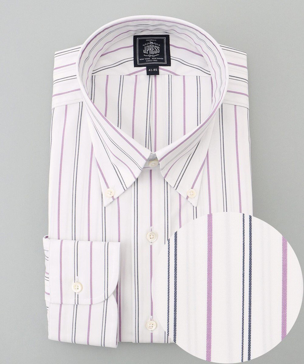 【ジェイ プレス/J.PRESS / MEN】の【WEB・一部店舗限定】PINOXリズムストライプシャツ/B.D. 人気、トレンドファッション・服の通販 founy(ファニー) 　ファッション　Fashion　メンズファッション　Fashion for Men　トップス・カットソー　Cut & Sew Tops　メンズシャツ　Shirts　ストライプ　Stripe, Striped Pattern　ドレス　Dress, One-Piece　夏　Summer　S/S・春夏　SS, Spring/Summer, Warm Season　A/W・秋冬　Autumn/Winter　 other-1|ID: prp329100004603516 ipo3291000000032746080