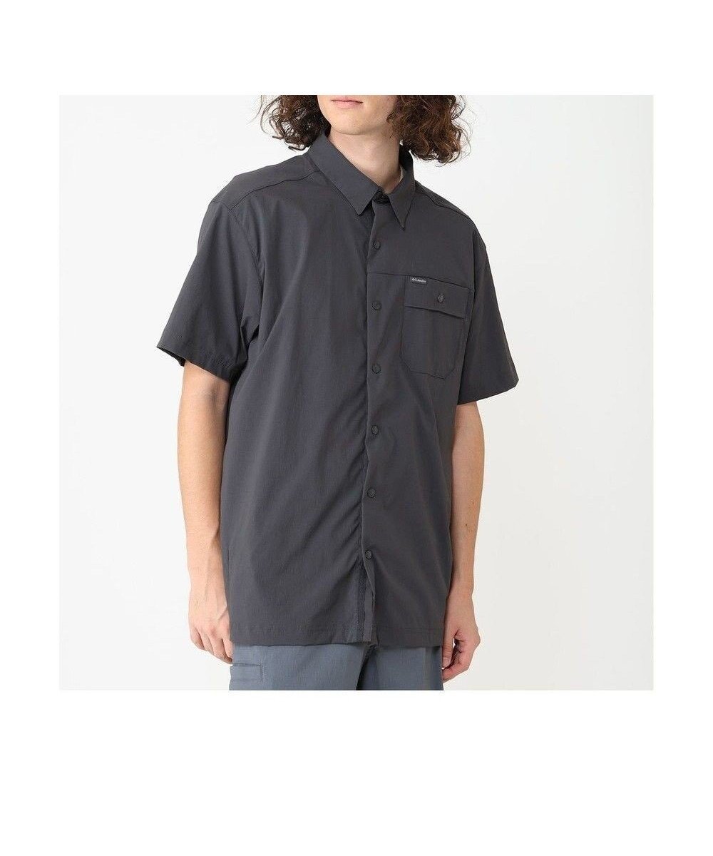 【コロンビア/Columbia / MEN】のColumbia/ ランドローマーリップストップショートスリーブシャツII /コロンビア インテリア・キッズ・メンズ・レディースファッション・服の通販 founy(ファニー) 　ファッション　Fashion　メンズファッション　Fashion for Men　トップス・カットソー　Cut & Sew Tops　メンズシャツ　Shirts　アウトドア　Outdoor Clothing　ストレッチ　Stretch, Stretchy Fabric　フロント　Front, Front Design　ベーシック　Basic, Essential　リップ　Lip, Lip Motif　A/W・秋冬　Autumn/Winter　S/S・春夏　SS, Spring/Summer, Warm Season　夏　Summer　Shark|ID: prp329100004603518 ipo3291000000032746093