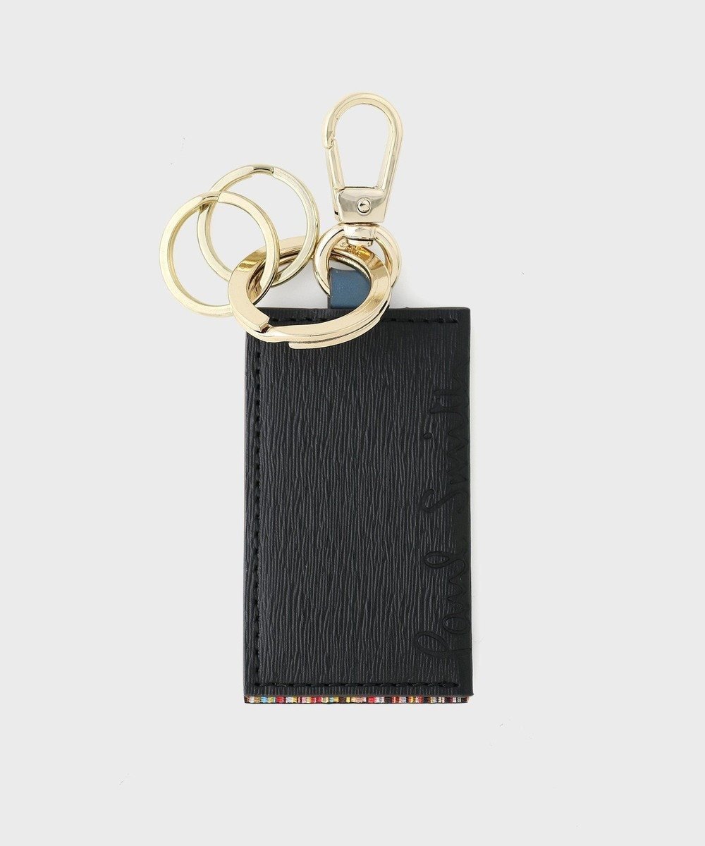 【ポールスミス/Paul Smith / MEN】のクロップドロゴ キーリング インテリア・キッズ・メンズ・レディースファッション・服の通販 founy(ファニー) 　ファッション　Fashion　メンズファッション　Fashion for Men　アクセサリー　Fashion Accessories　アクセサリー　Fashion Accessories　財布　Wallet, Purse　プリント　Print, Printed Pattern　メンズ　Men's, Menswear　ブラック|ID: prp329100004603521 ipo3291000000035229714