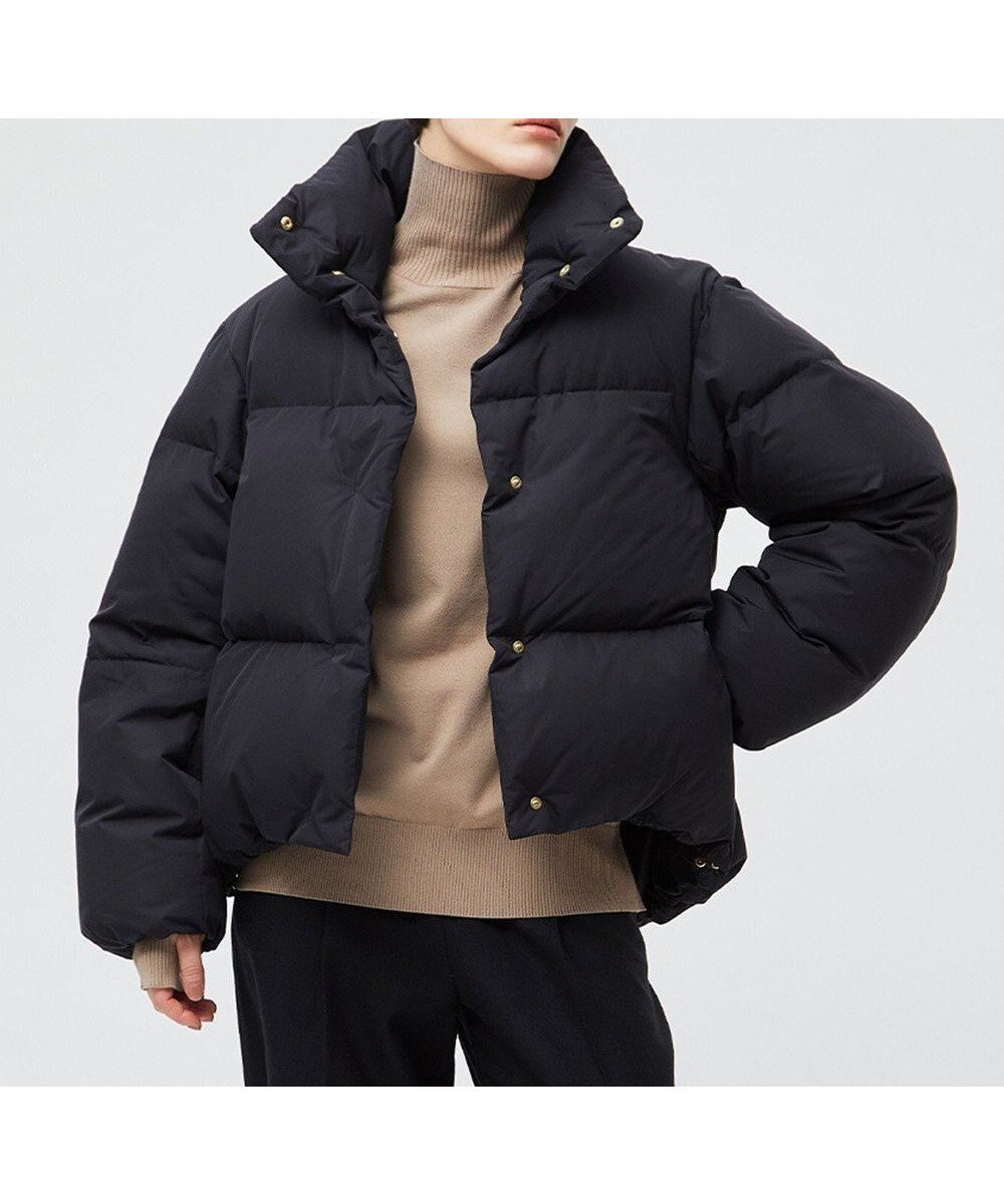 【ベイジ,/BEIGE,】のLACAN / ドロスト付きショートダウン インテリア・キッズ・メンズ・レディースファッション・服の通販 founy(ファニー) 　ファッション　Fashion　レディースファッション　Fashion for Women　アウター　Coat / Outerwear Collection　コート・ロングコート・ピーコート　Long Coats, Peacoats & More　レディースジャケット・軽アウター　Jackets　インナー　Innerwear　軽量　Lightweight, Ultra Light　ショート　Short, Short Length　ジャケット　Jacket, Outerwear　タフタ　Taffeta, Structured Fabric　ダウン　Down, Puffer　ドット　Polka Dot, Dot Pattern　フェザー　Feather, Feather Detail　フォルム　Silhouette, Form　ワイド　Wide, Wide Fit　A/W・秋冬　Autumn/Winter　おすすめ　Recommended / Our Picks　Black|ID: prp329100004603522 ipo3291000000032746129