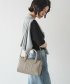 【ラシット/russet】の《composition》2WAYレザーミニボストンバッグ(CE-1367) GrayBeige|ID: prp329100004603523 ipo3291000000032746152