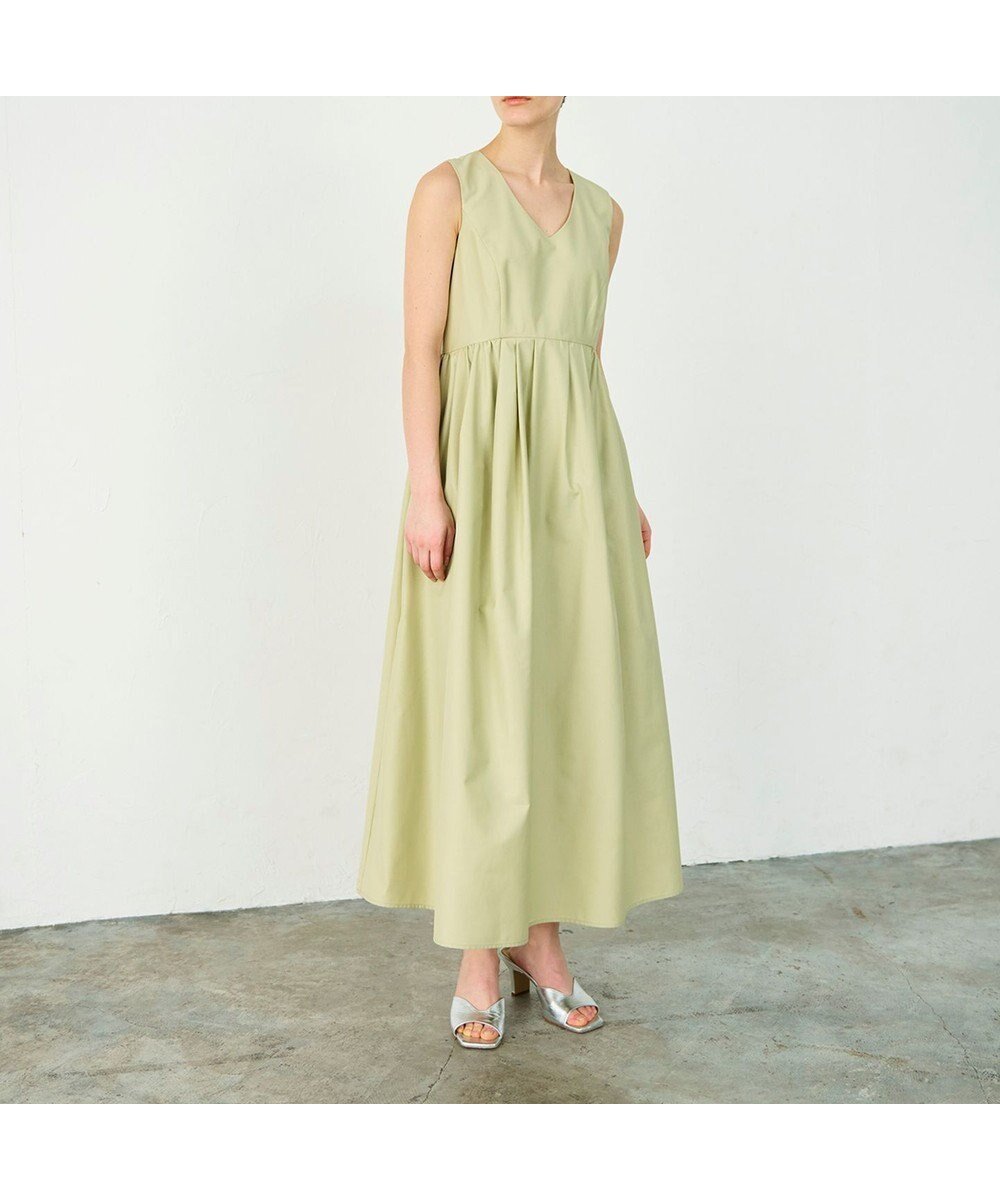 【グレース コンチネンタル/GRACE CONTINENTAL】のタックフレアロングワンピース 人気、トレンドファッション・服の通販 founy(ファニー) 　ファッション　Fashion　レディースファッション　Fashion for Women　ワンピース　Dresses　春　Spring　ギャザー　Gathered, Ruffled　コンパクト　Compact, Small Size　サマー　Summer, Summer Style　シンプル　Simple, Minimal　ドレス　Dress, One-Piece　ノースリーブ　Sleeveless, No-Sleeve　ロング　Long, Long-Length　S/S・春夏　SS, Spring/Summer, Warm Season　夏　Summer　 other-1|ID: prp329100004603524 ipo3291000000032746186