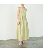 【グレース コンチネンタル/GRACE CONTINENTAL】のタックフレアロングワンピース ライトグリーン|ID: prp329100004603524 ipo3291000000032746187